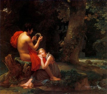  Garland Works - garland sleeping beauty in forest Academic Classicism Pierre Auguste Cot